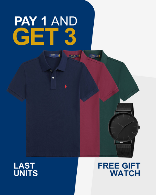 POLO RALPH LAUREN KIT [BUY 1 GET 3] EXCLUSIVE WATCH